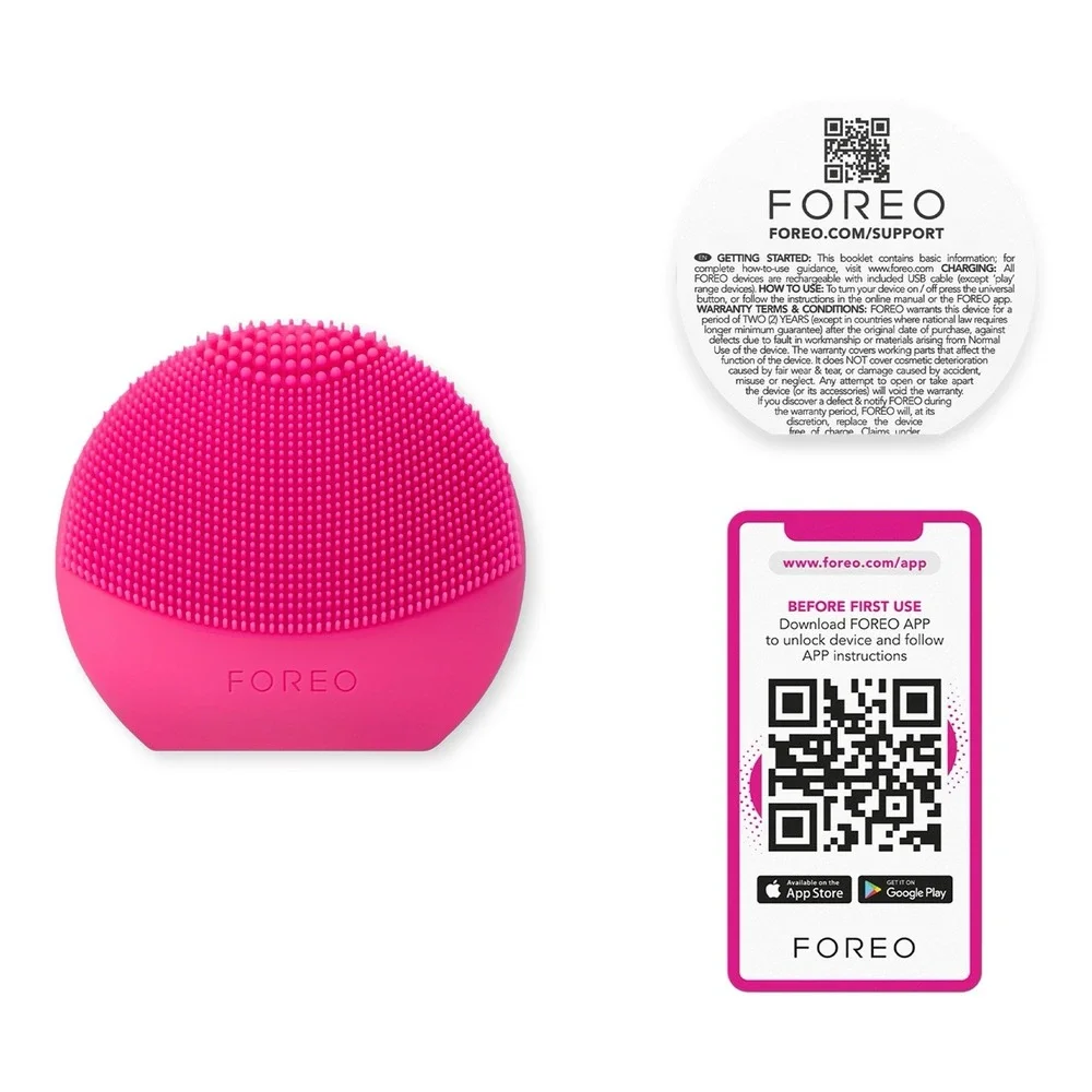 FOREO LUNA 4 play smart Facial Cleansing Device Pink, Moisture Analysis